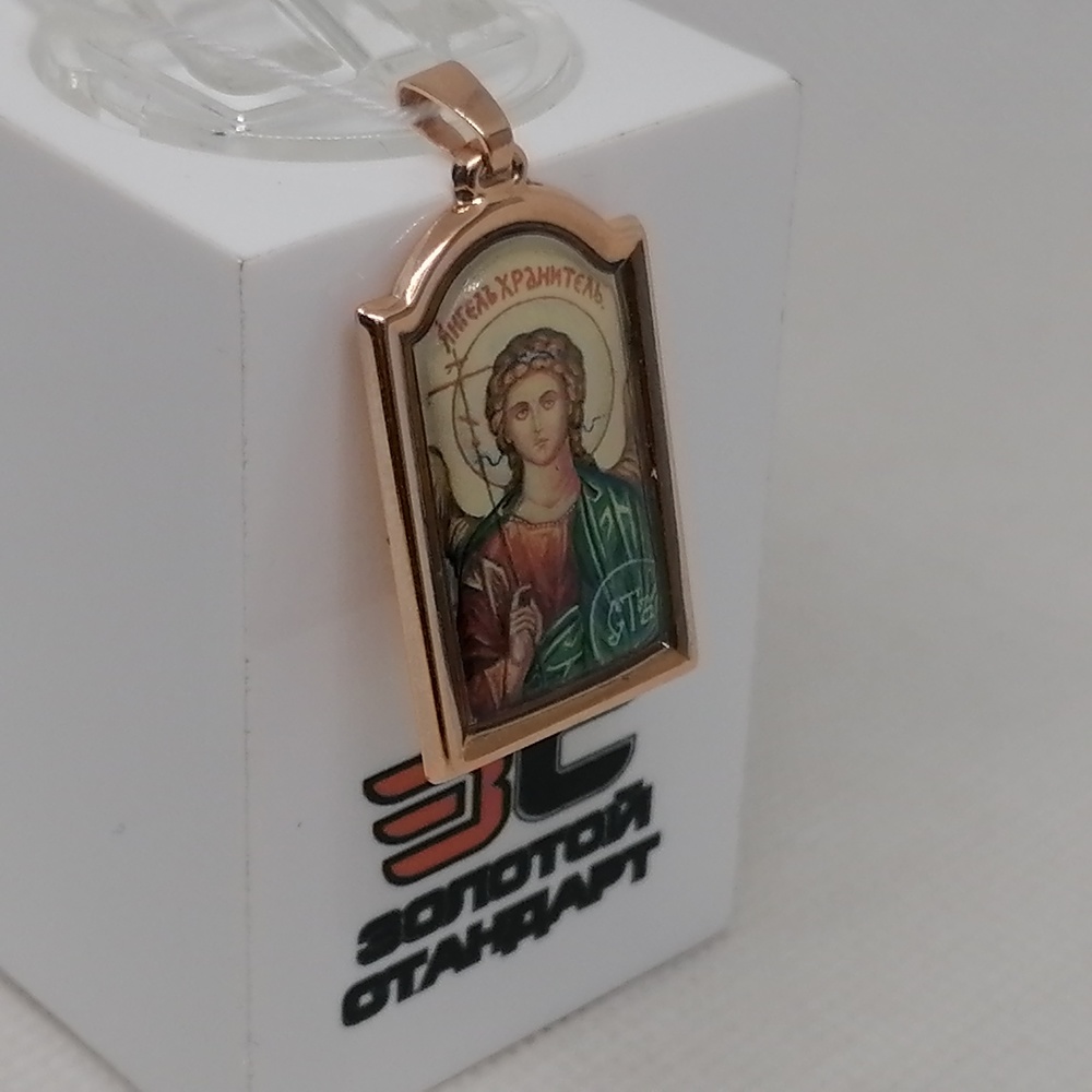 ПОДВЕСКА ИКОНА С КАМНЕМ (Au 585)