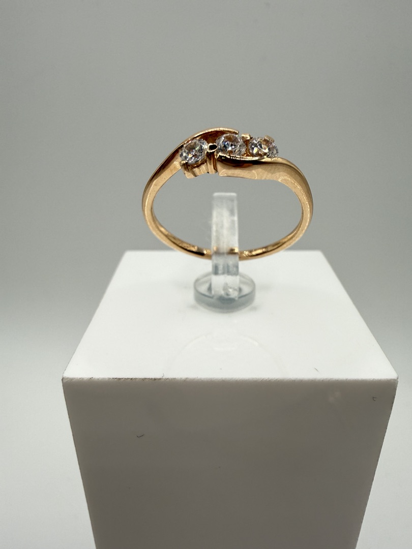 КОЛКМИ585 КОЛЬЦО С КАМНЯМИ (Au 585)