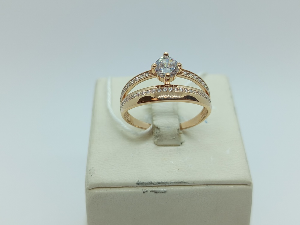 КОЛКМИ585 КОЛЬЦО С КАМНЯМИ (Au 585)