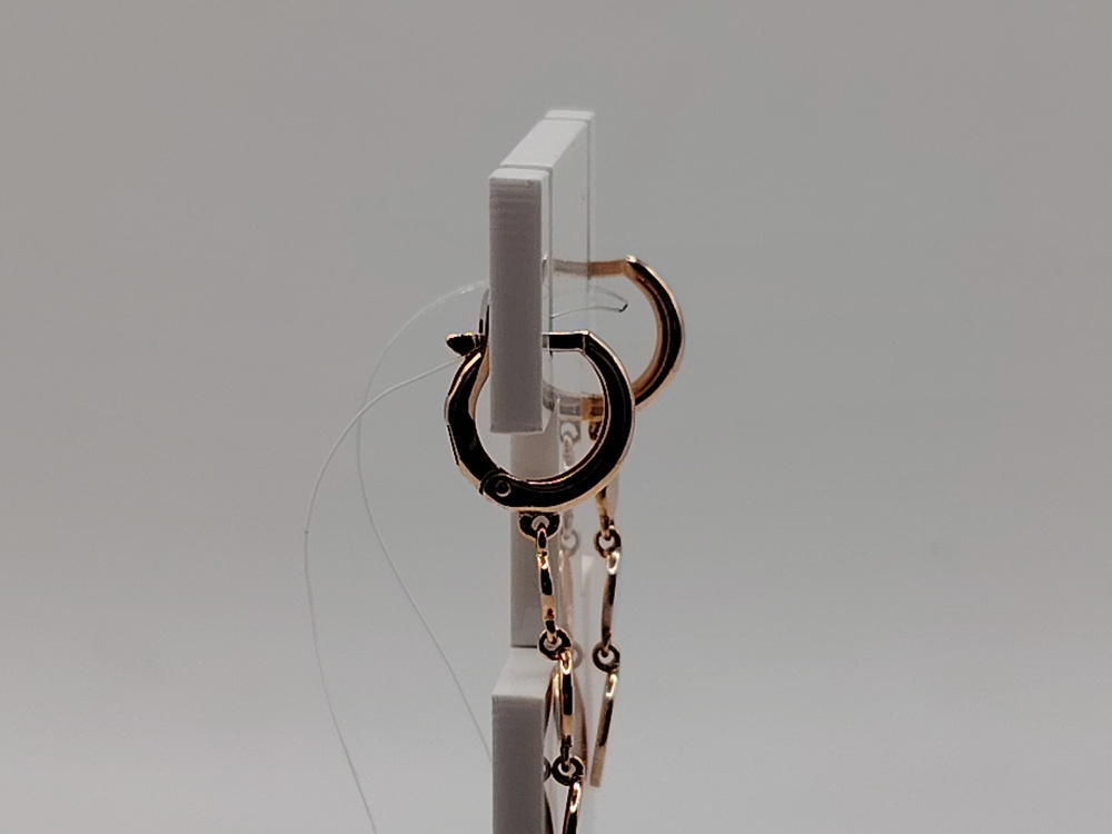 СЕРЬГИ БЕЗ КАМНЯ (Au 585)