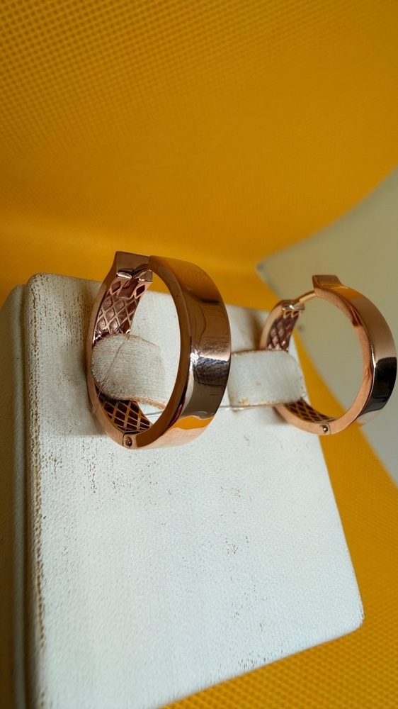 СЕРЬГИ БЕЗ КАМНЯ (Au 585)