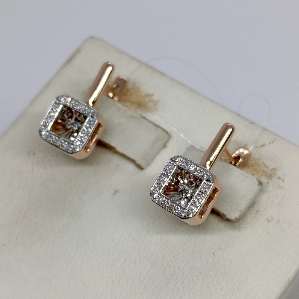 СЕРЬГИ БРИЛЛИАНТ (Au 585)