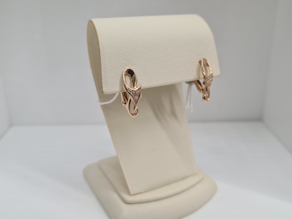 СЕРЬГИ С КАМНЯМИ (Au 585)