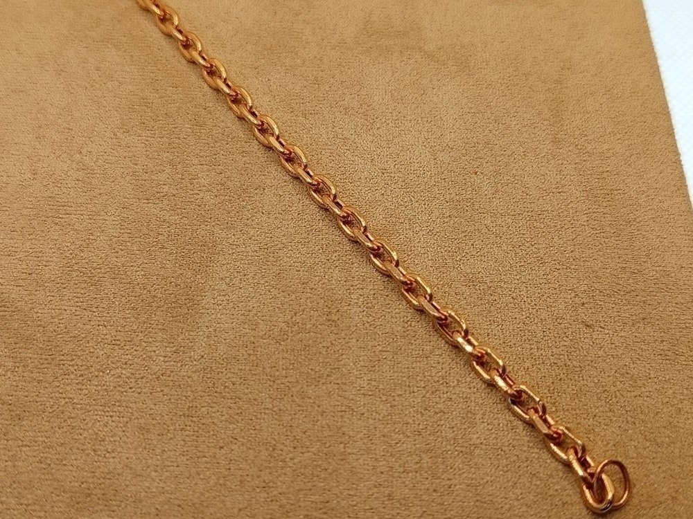 БРАСЛЕТ ПУСТОТЕЛЫЙ Якорное (Au 585)