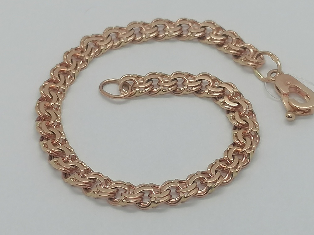 1600081 БРАСЛЕТ ПОЛНОВЕСНЫЙ Бисмарк (Au 585)