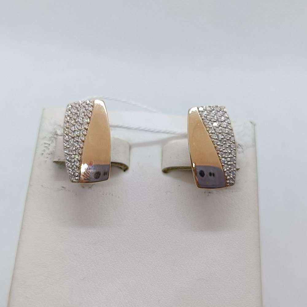 СКМИ585 СЕРЬГИ С КАМНЯМИ (Au 585)