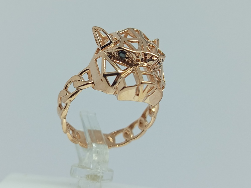 КОЛЬЦО С КАМНЯМИ (Au 585)