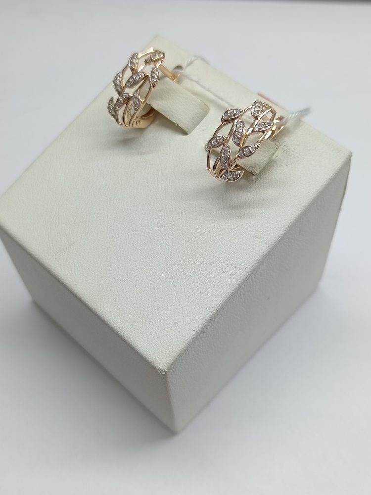 СЕРЬГИ С КАМНЯМИ (Au 585)