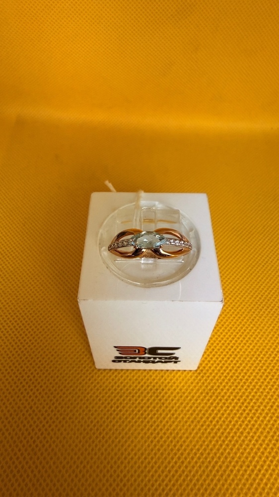 КОЛКМИ585 КОЛЬЦО С КАМНЯМИ (Au 585)