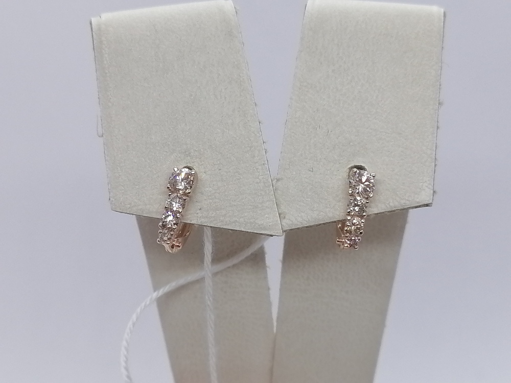 СЕРЬГИ БРИЛЛИАНТ (Au 585)