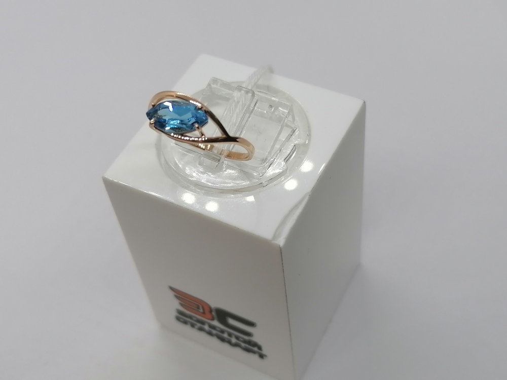 КОЛЬЦО С КАМНЕМ (Au 585)