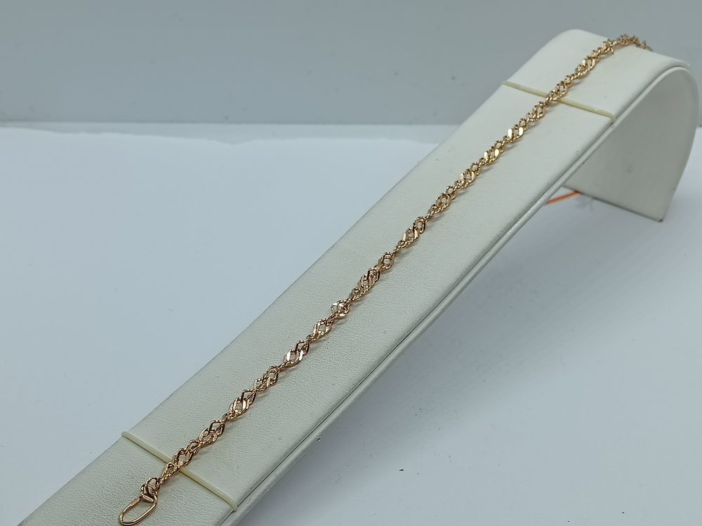 БРАСЛЕТ ПОЛНОВЕСНЫЙ Сингапур Au 585