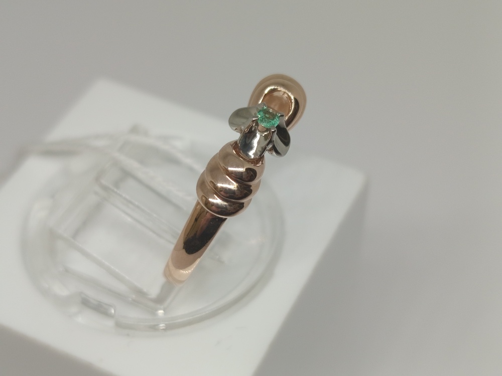 КОЛКМ585 КОЛЬЦО С КАМНЕМ (Au 585)