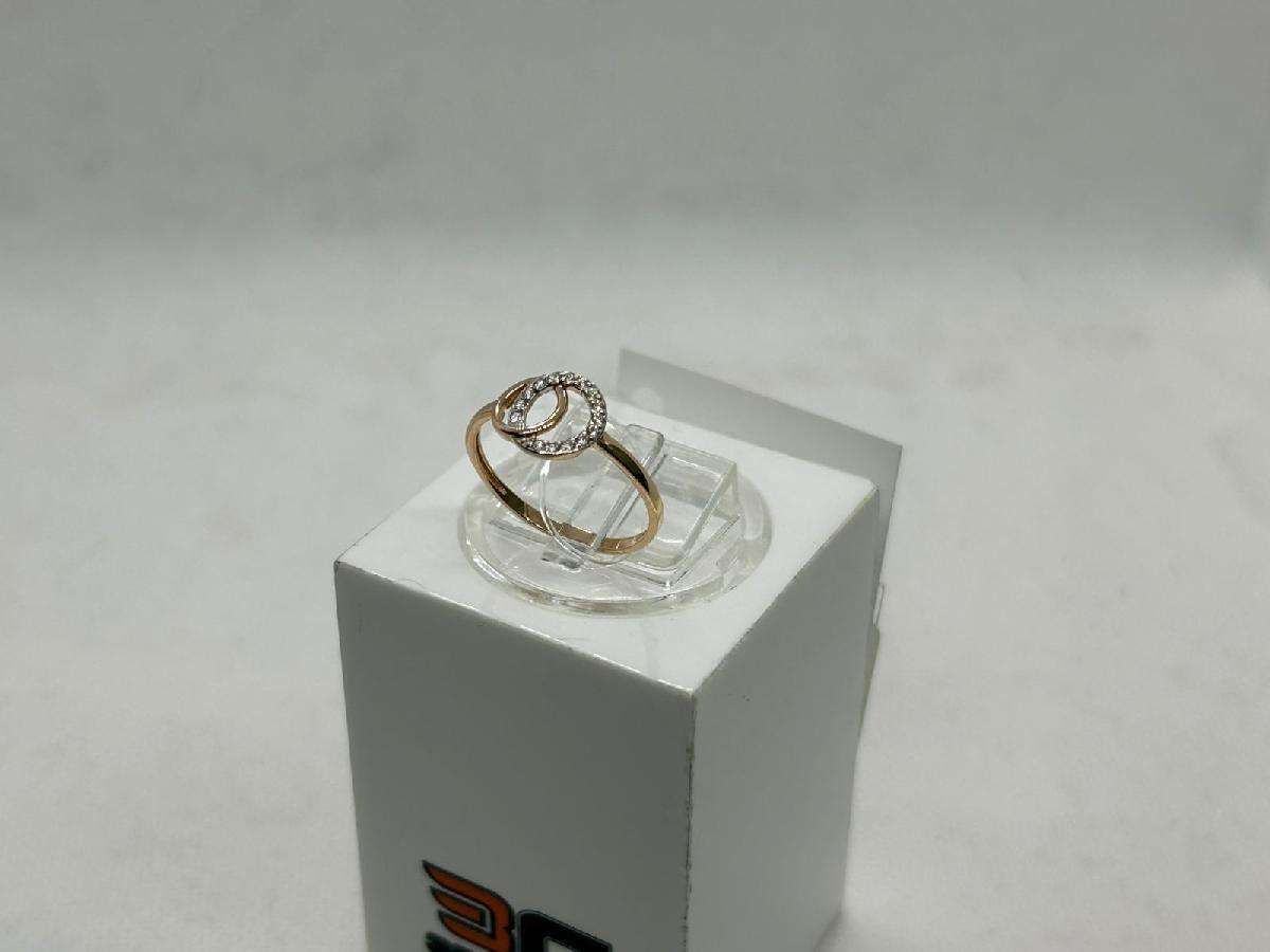 КОЛЬЦО С КАМНЯМИ (Au 585)