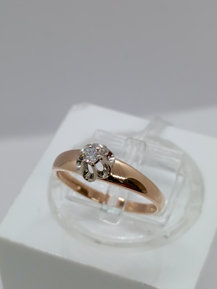 КОЛЬЦО БРИЛЛИАНТ Au 585