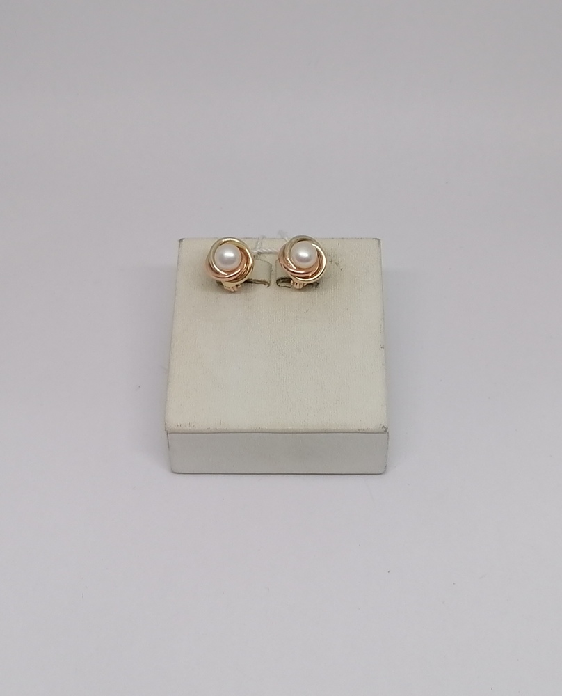 СЕРЬГИ С КАМНЕМ (Au 585)