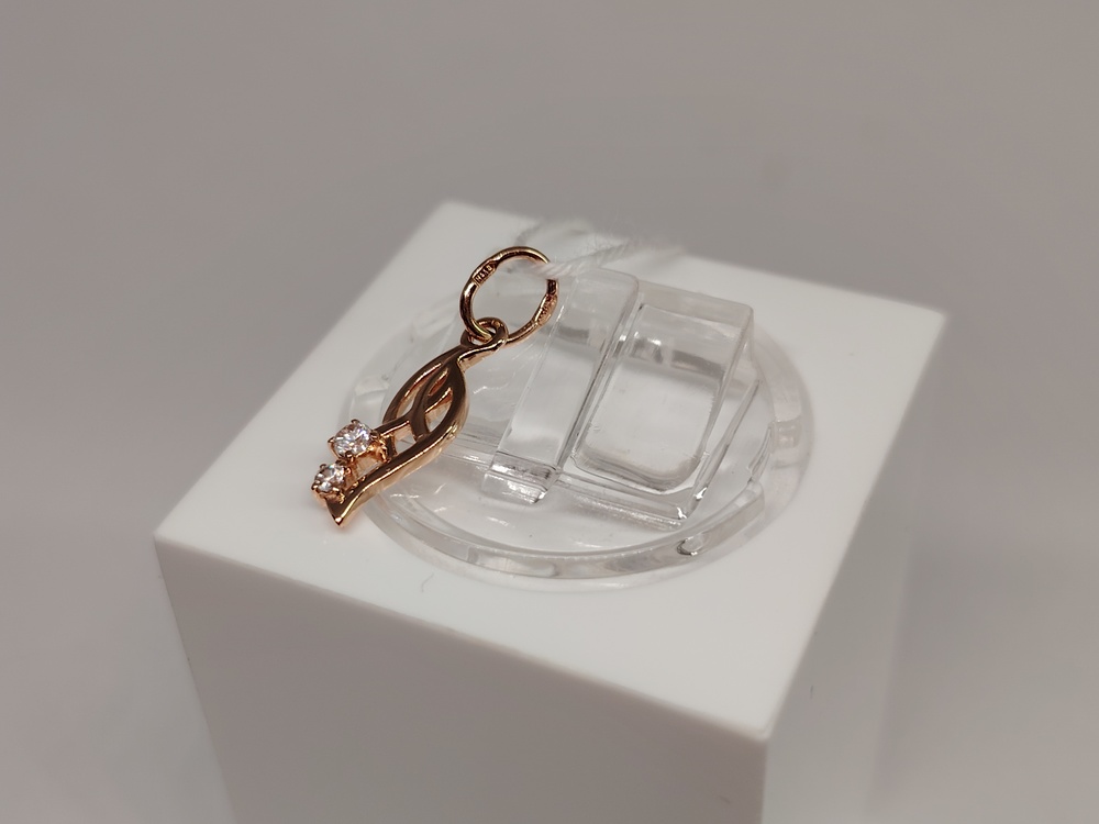 ПОДКМИ585 ПОДВЕСКА С КАМНЯМИ (Au 585)