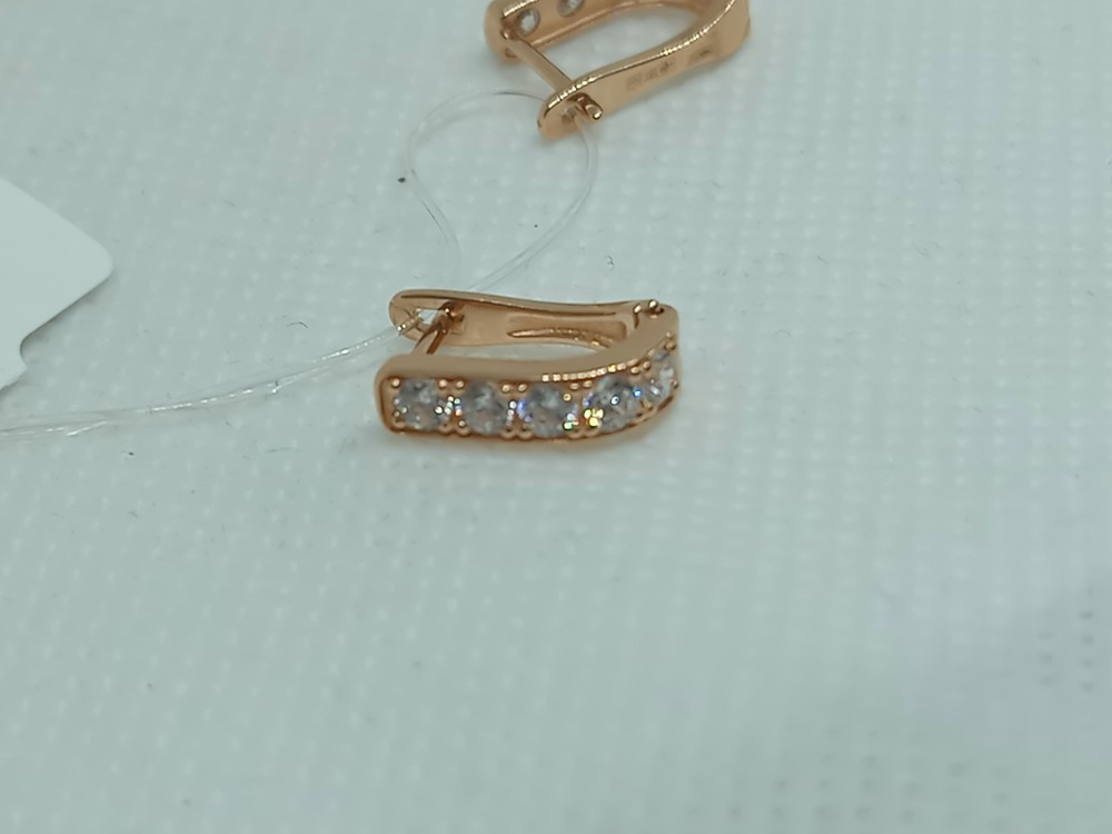 СЕРЬГИ С КАМНЯМИ (Au 585)