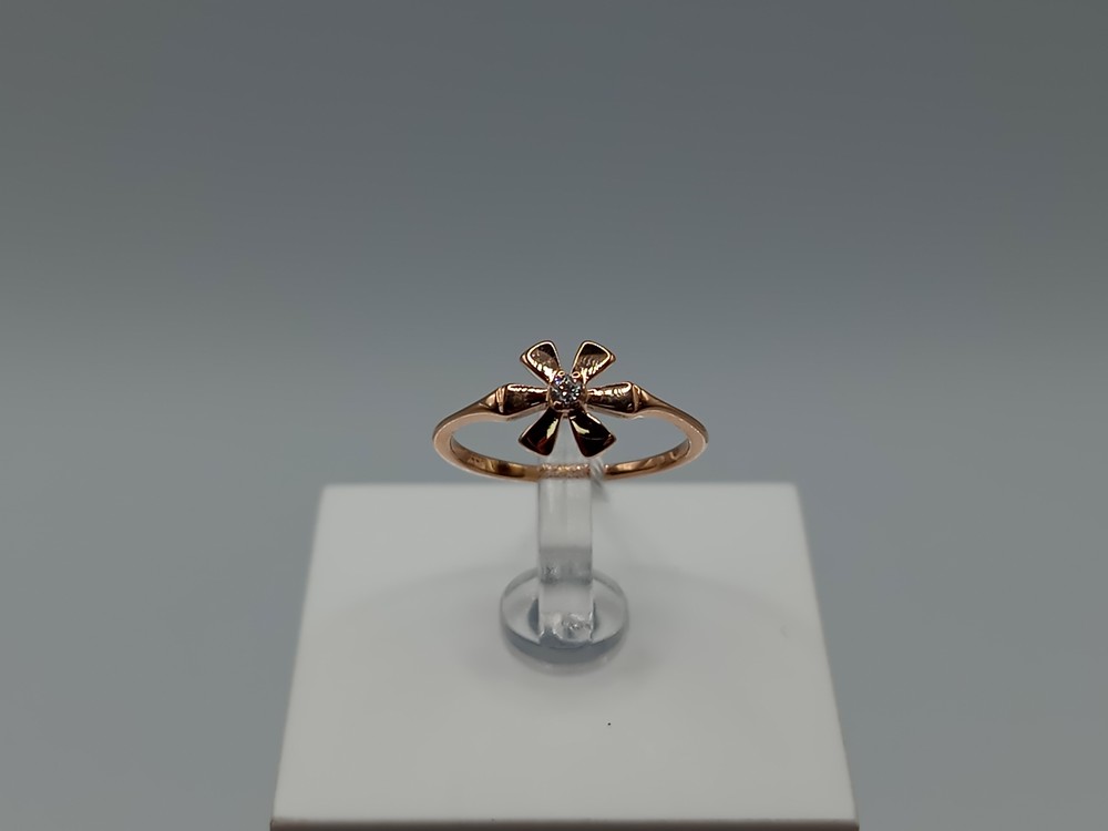 КОЛКМ585 КОЛЬЦО С КАМНЕМ (Au 585)