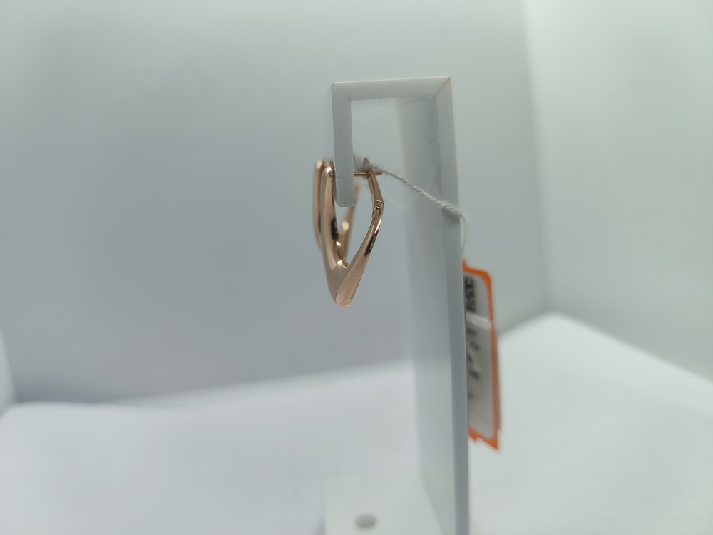 СЕРЬГИ БЕЗ КАМНЯ (Au 585)