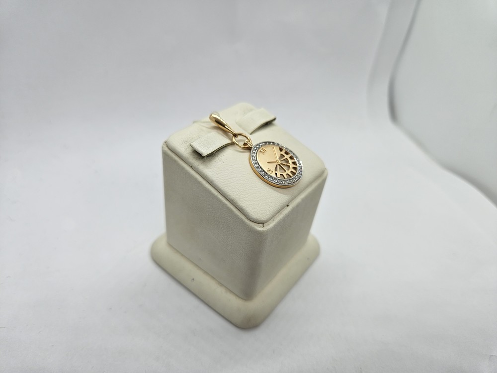 П4816 ПОДВЕСКА С КАМНЯМИ (Au 585)