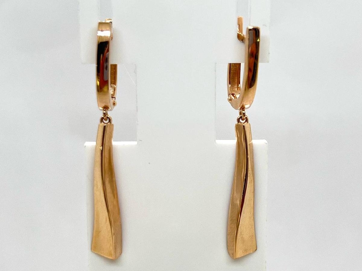 СЕРЬГИ С КАМНЯМИ (Au 585)