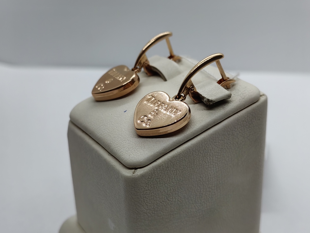 СЕРЬГИ БЕЗ КАМНЯ (Au 585)