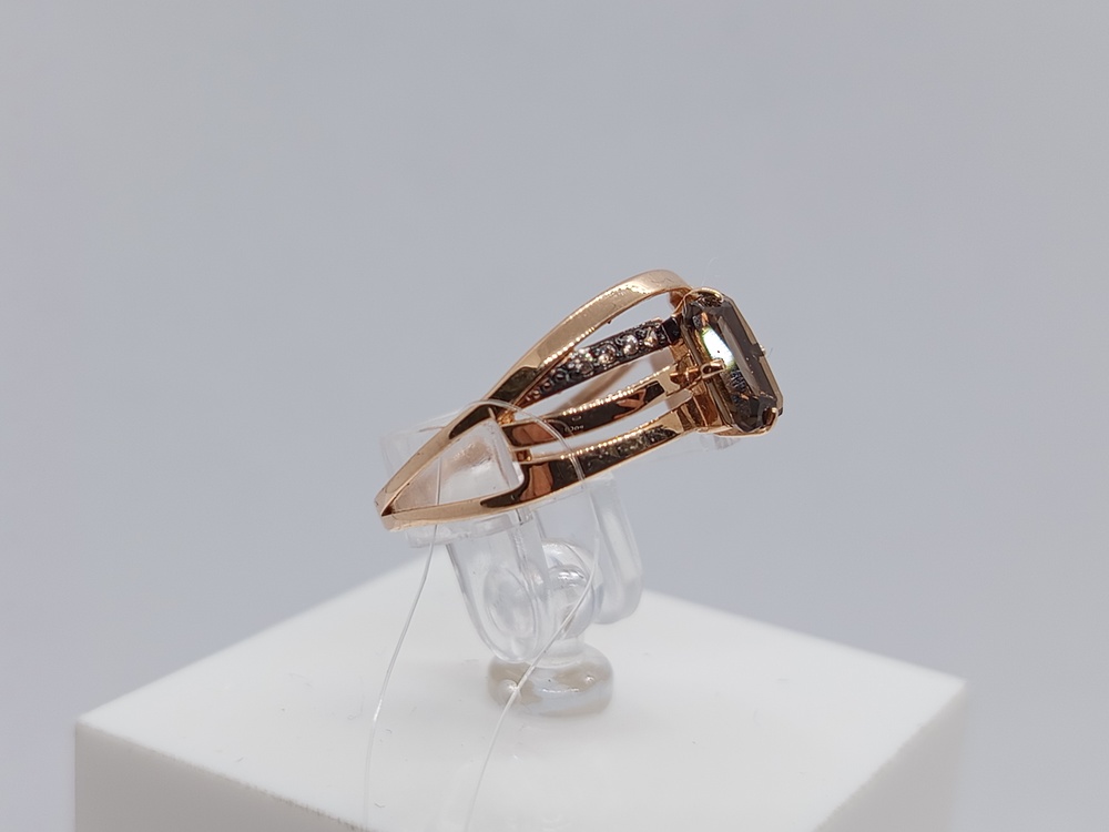 КОЛЬЦО РАУХ-ТОПАЗ (Au 585)