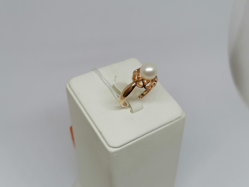 КОЛКМ585 КОЛЬЦО С КАМНЕМ (Au 585)