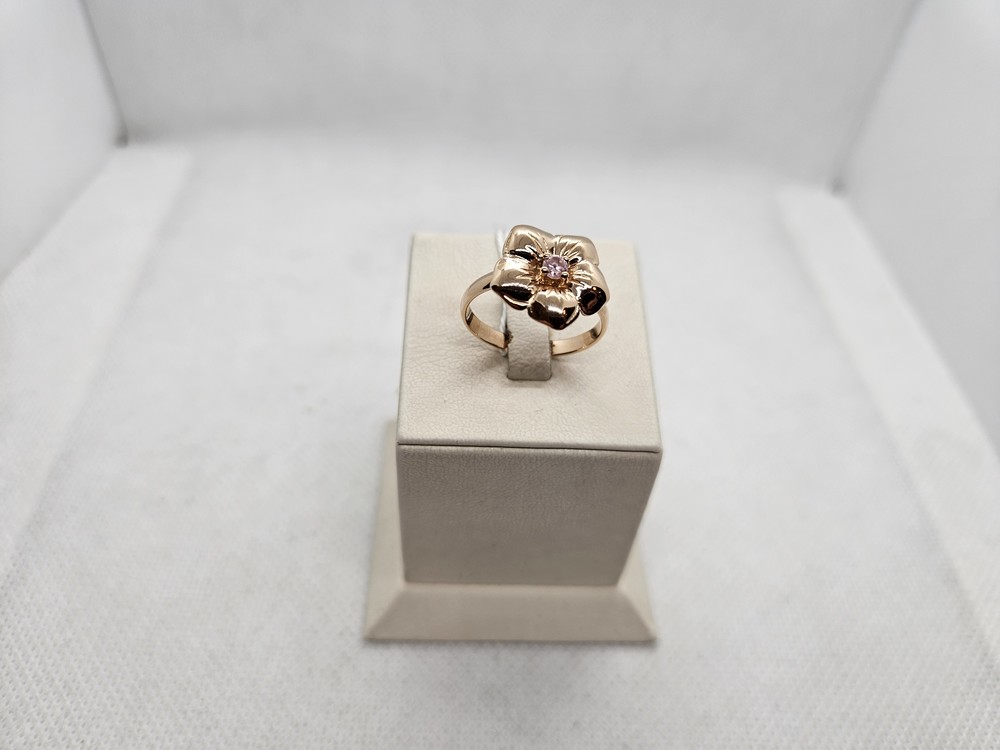 КОЛКМ585 КОЛЬЦО С КАМНЕМ (Au 585)