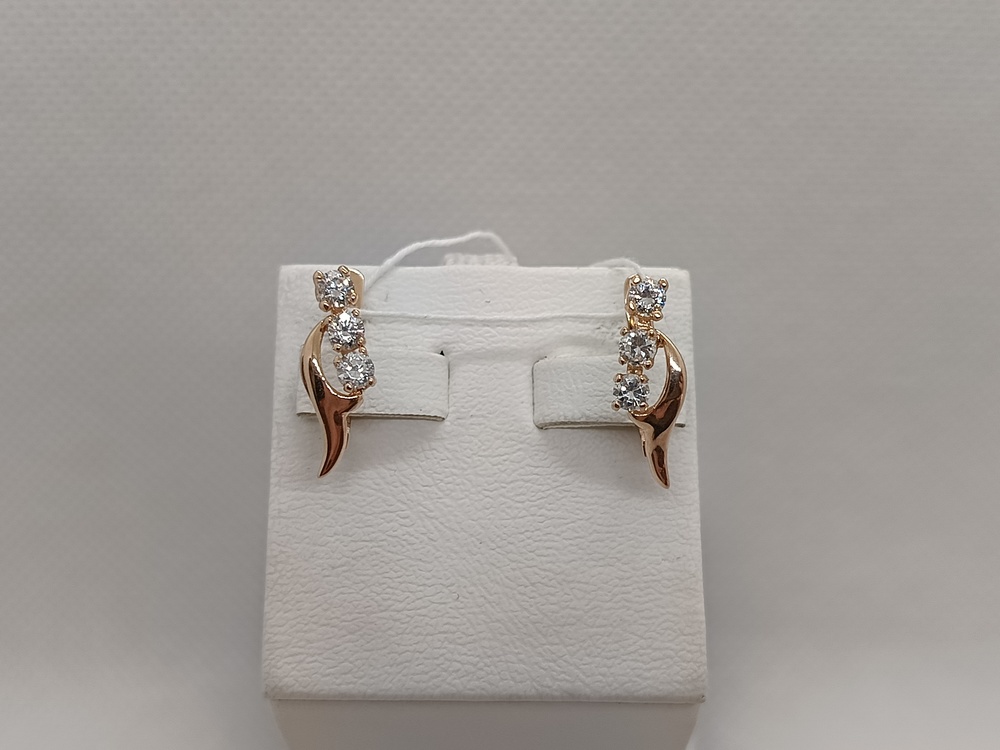 СКМИ585 СЕРЬГИ С КАМНЯМИ (Au 585) СКМИ585 СЕРЬГИ С КАМНЯМИ (Au 585)