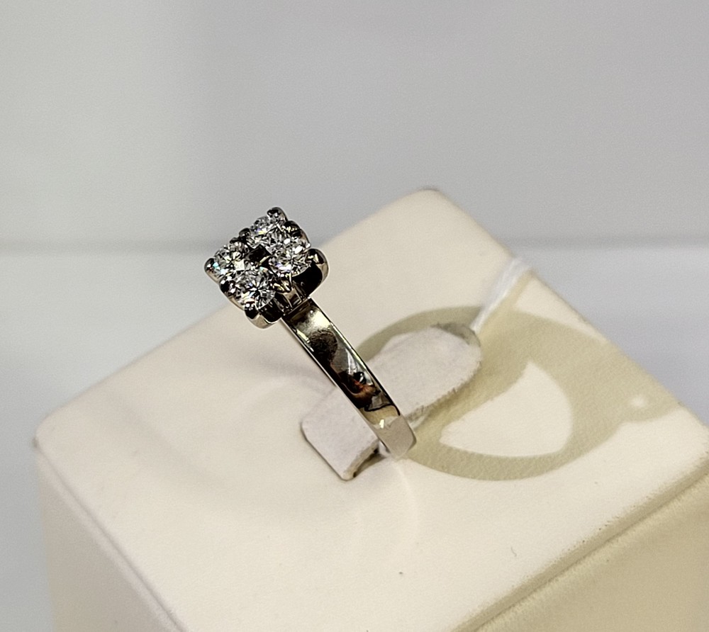 КОЛЬЦО БРИЛЛИАНТ Au 750