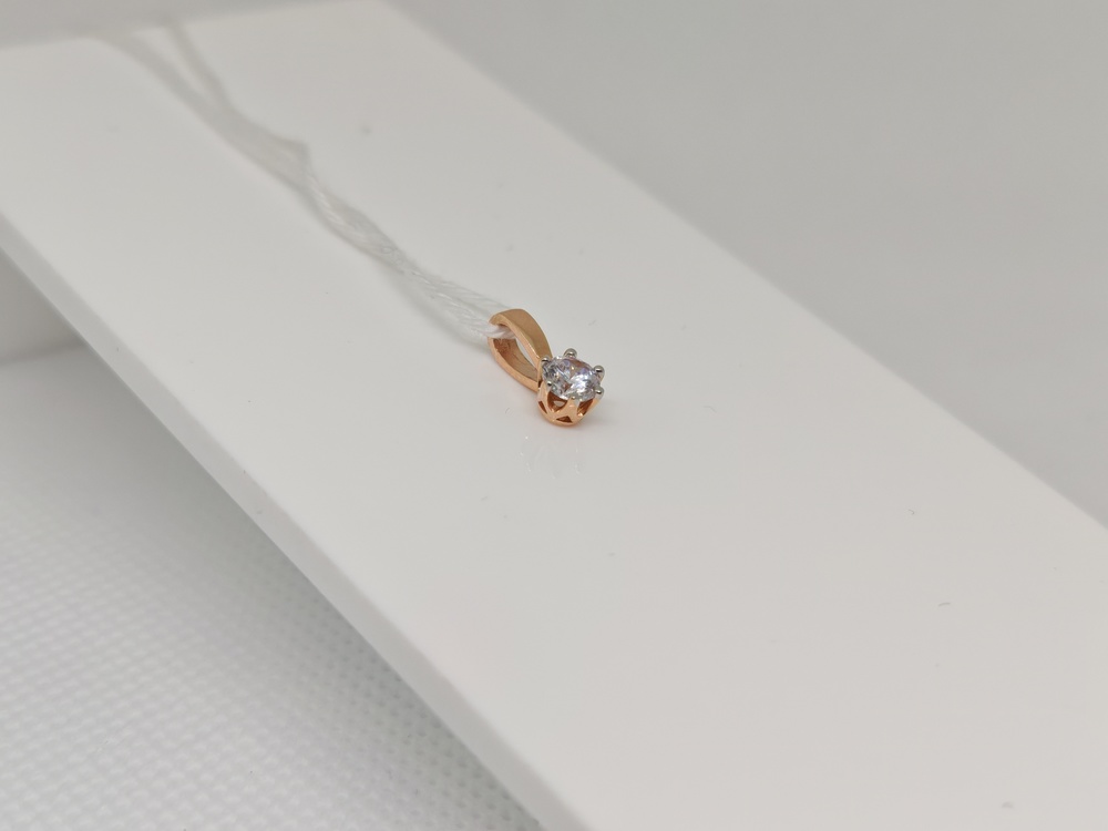 ПОДКМ585 ПОДВЕСКА С КАМНЕМ (Au 585)