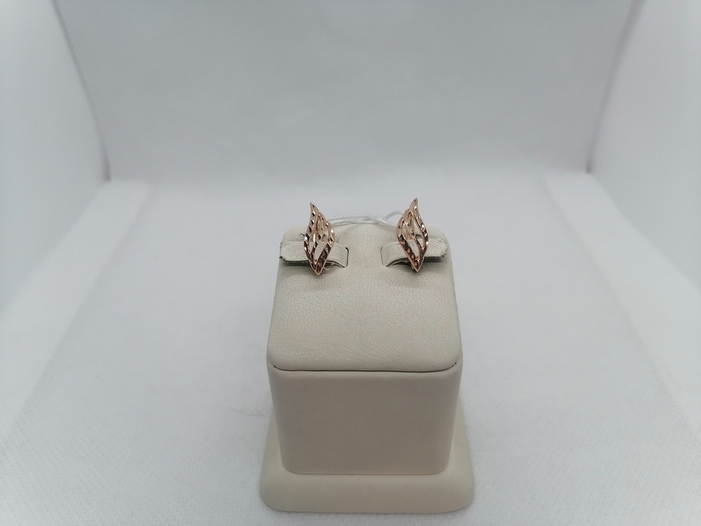 СБКМ585 СЕРЬГИ БЕЗ КАМНЯ (Au 585)