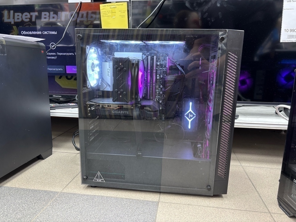 Системный блок Deepcool; I5-13400F, GeForce RTX 2060, 16 Гб, 240 Гб, 2 Tb