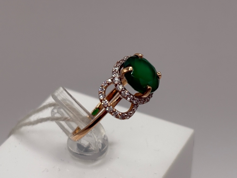 КОЛКМИ585 КОЛЬЦО С КАМНЯМИ (Au 585)