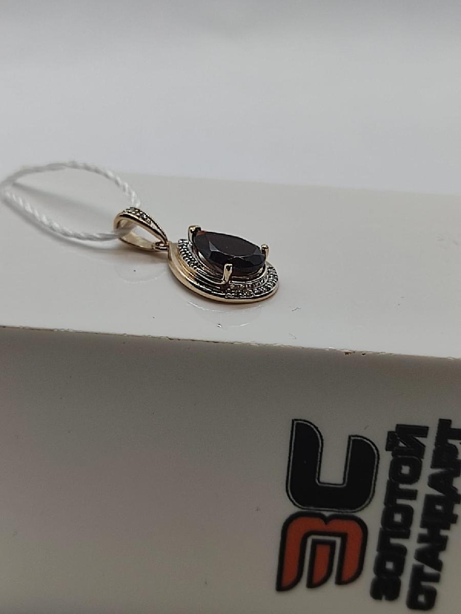 ПОДКМИ585 ПОДВЕСКА С КАМНЯМИ (Au 585)