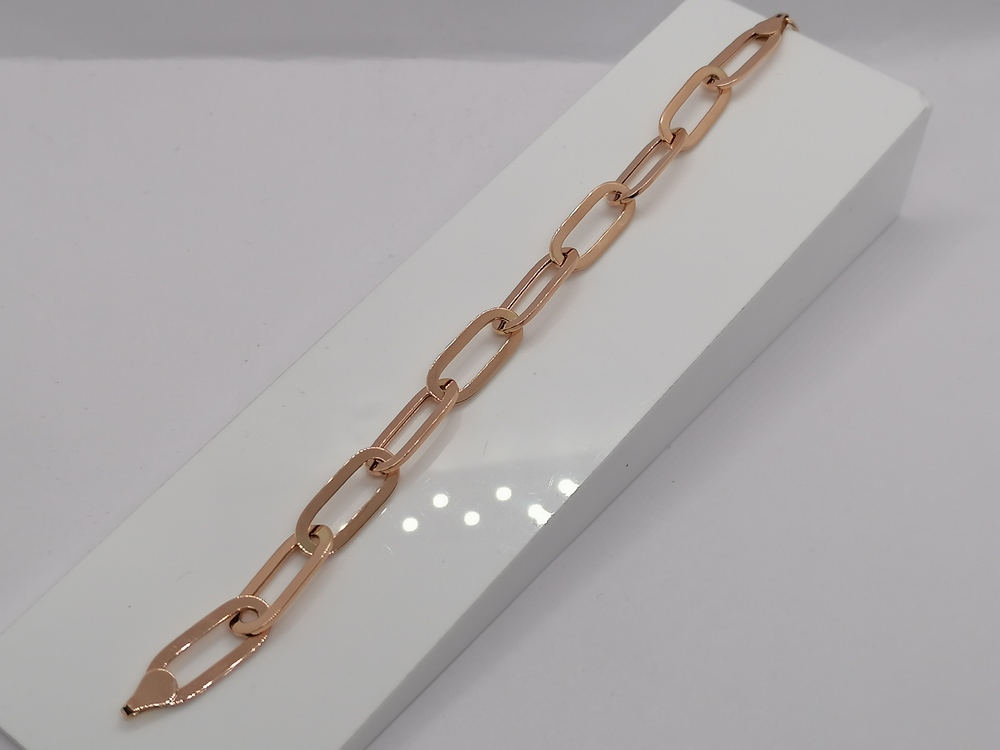 БРАСЛЕТ ПУСТОТЕЛЫЙ Якорное (Au 585)