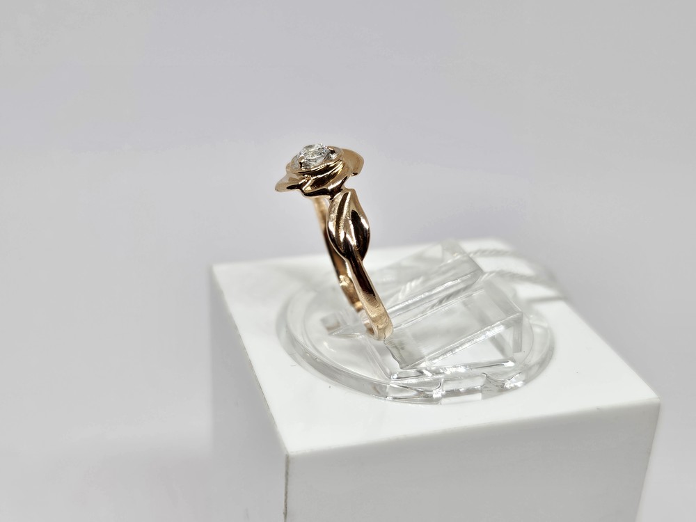 КОЛЬЦО С КАМНЕМ (Au 585)