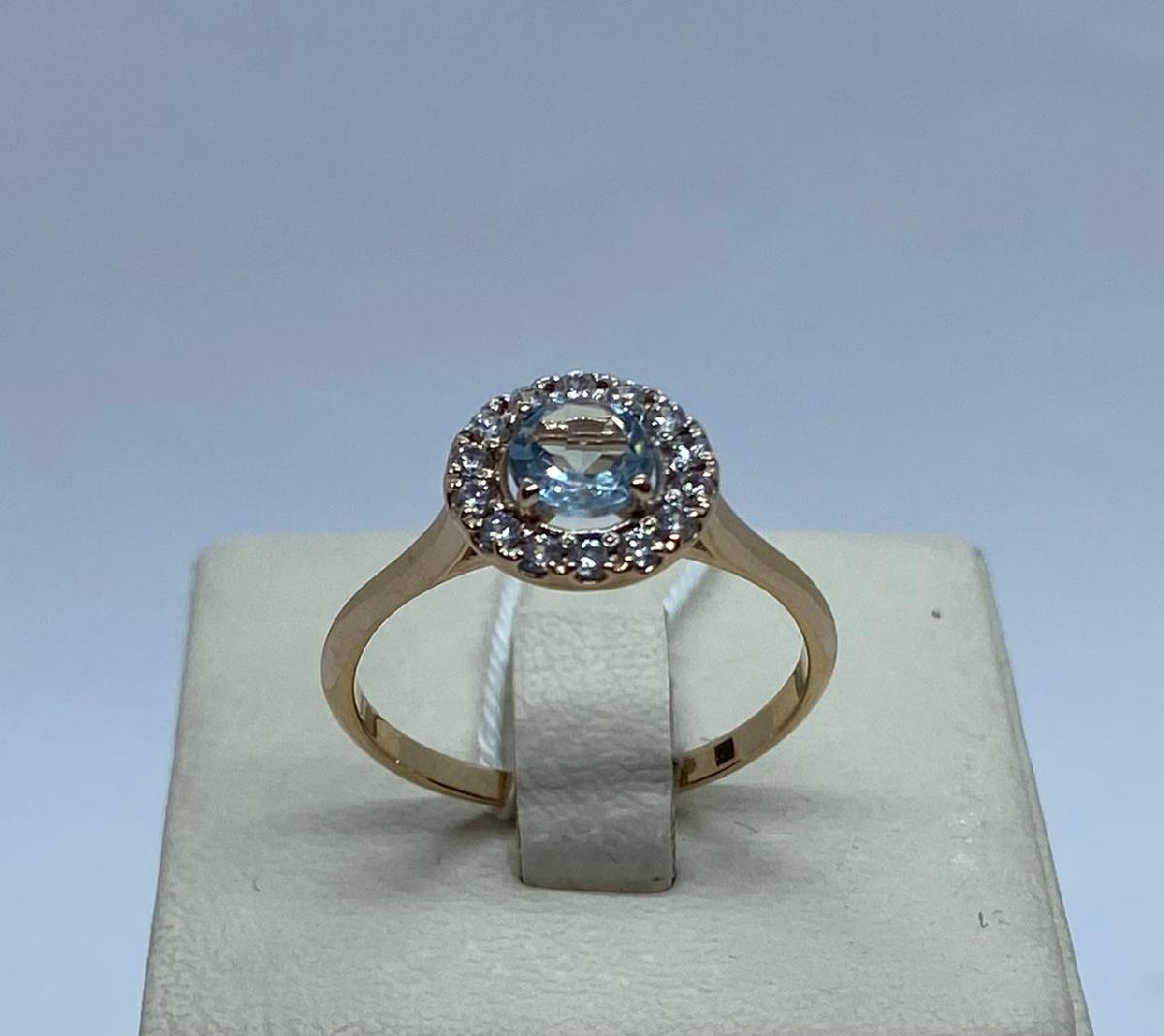 КОЛКМИ585 КОЛЬЦО С КАМНЯМИ (Au 585)