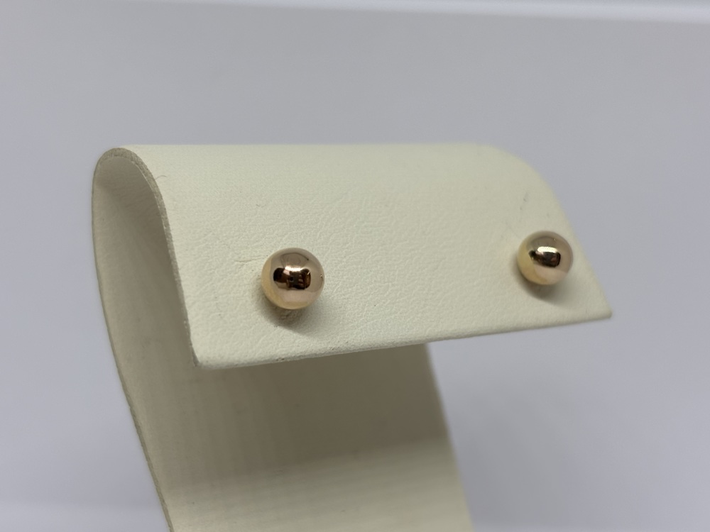 СЕРЬГИ ПУСЕТЫ без камня (Au 585)