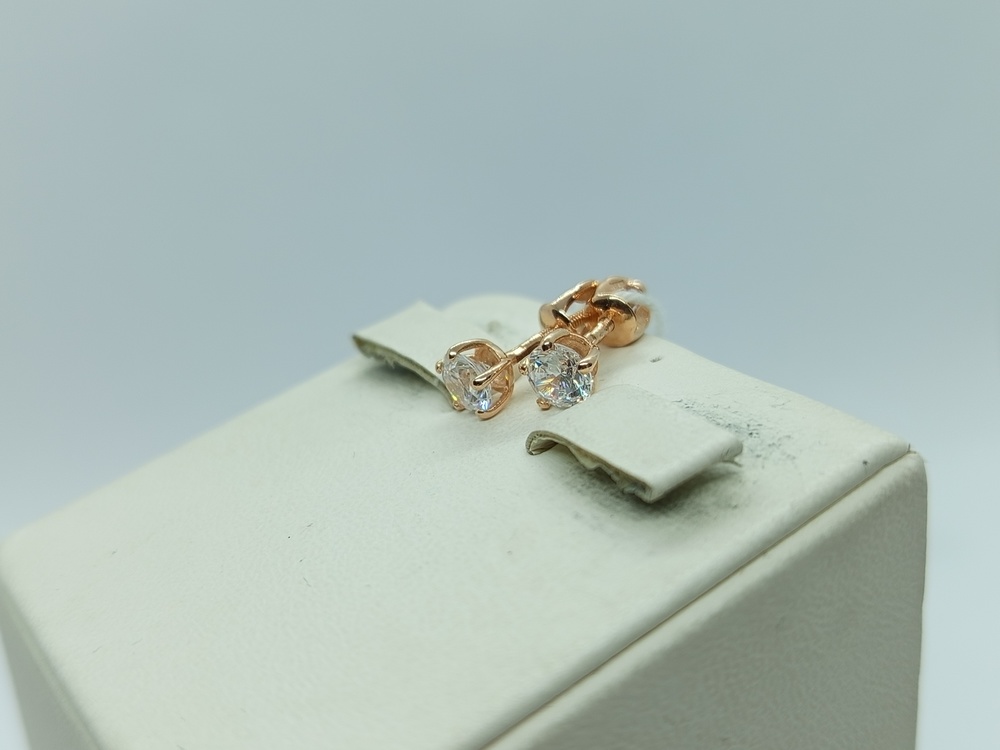 СПУС585 СЕРЬГИ ПУСЕТЫ (Au 585)