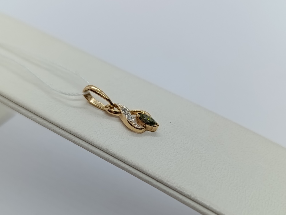 ПОДВЕСКА С КАМНЯМИ (Au 585)