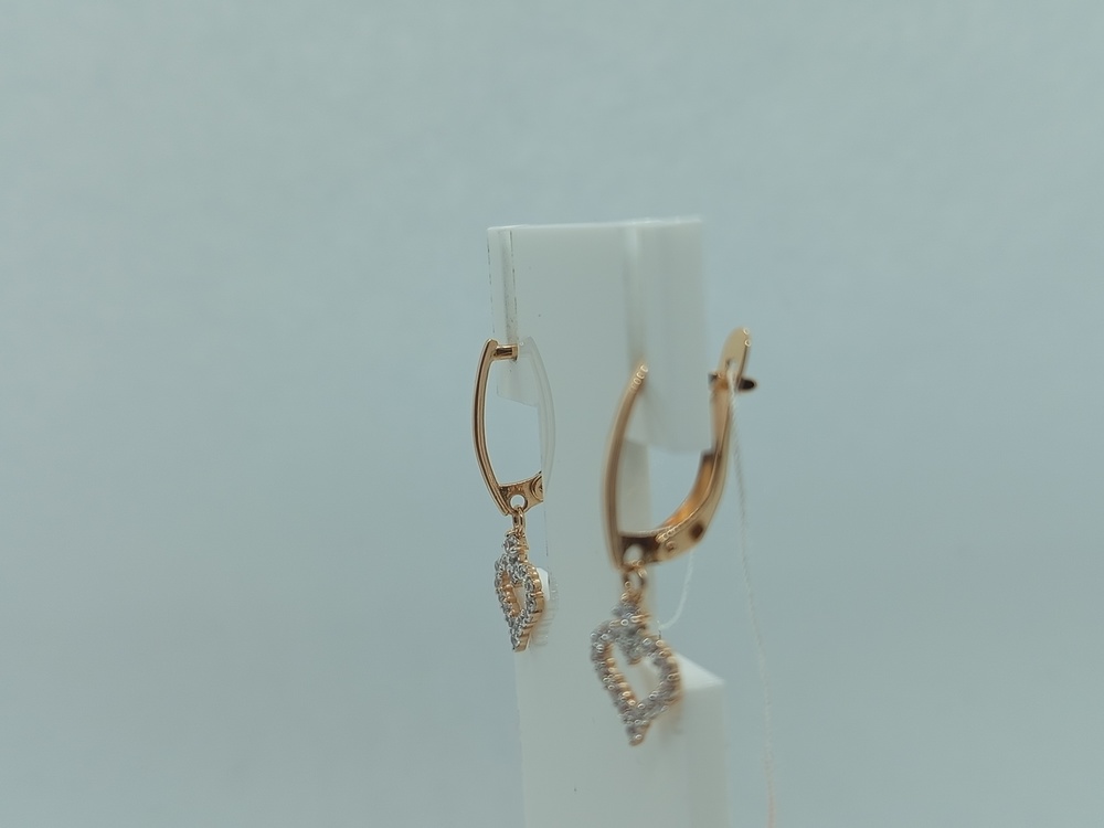 СЕРЬГИ С КАМНЯМИ (Au 585)