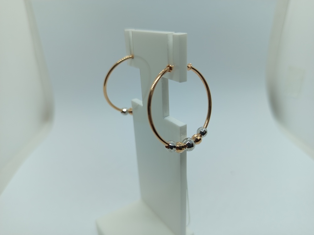 СЕРЬГИ КОНГО без камня (Au 585)