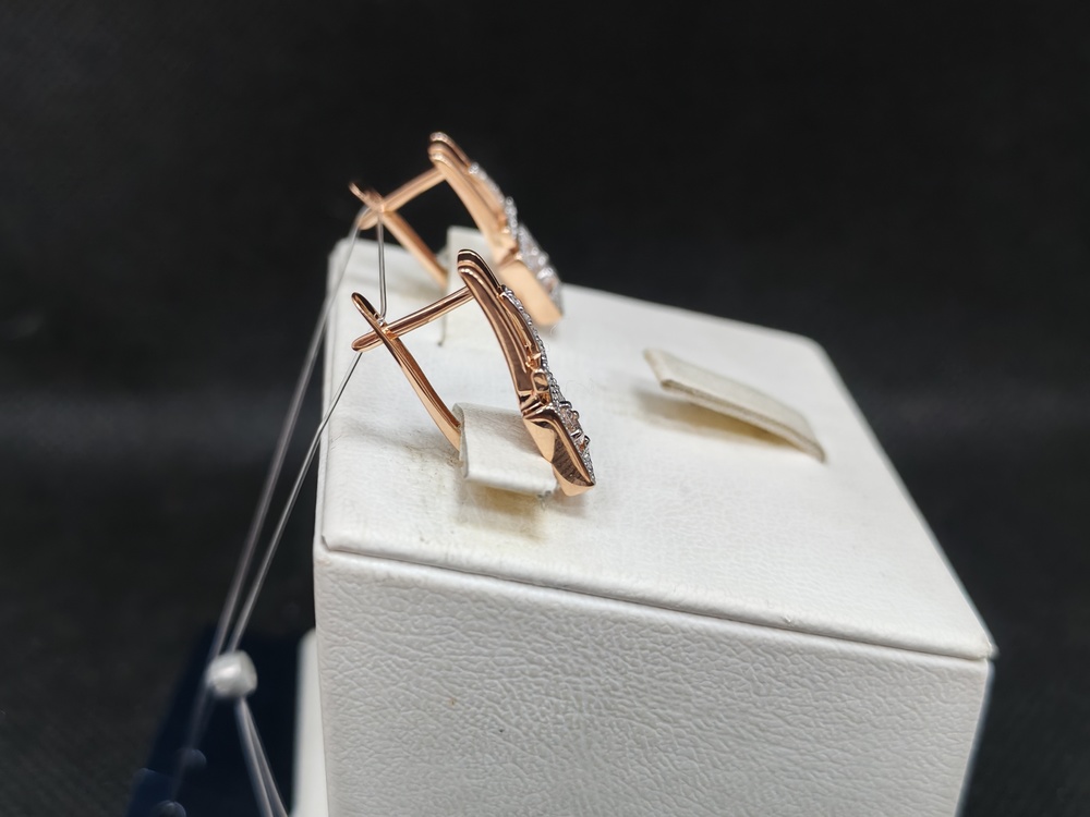 СЕРЬГИ С КАМНЯМИ (Au 585)