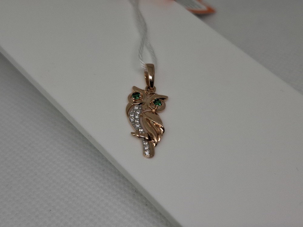 ПОДКМИ585 ПОДВЕСКА С КАМНЯМИ (Au 585)