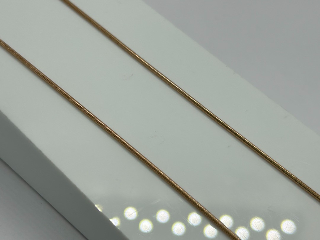 ЦЕПЬ ПОЛНОВЕСНАЯ Жгут(снейк) (Au 585)