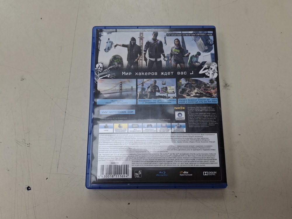 Игра Playstation 4 Watch Dogs 2