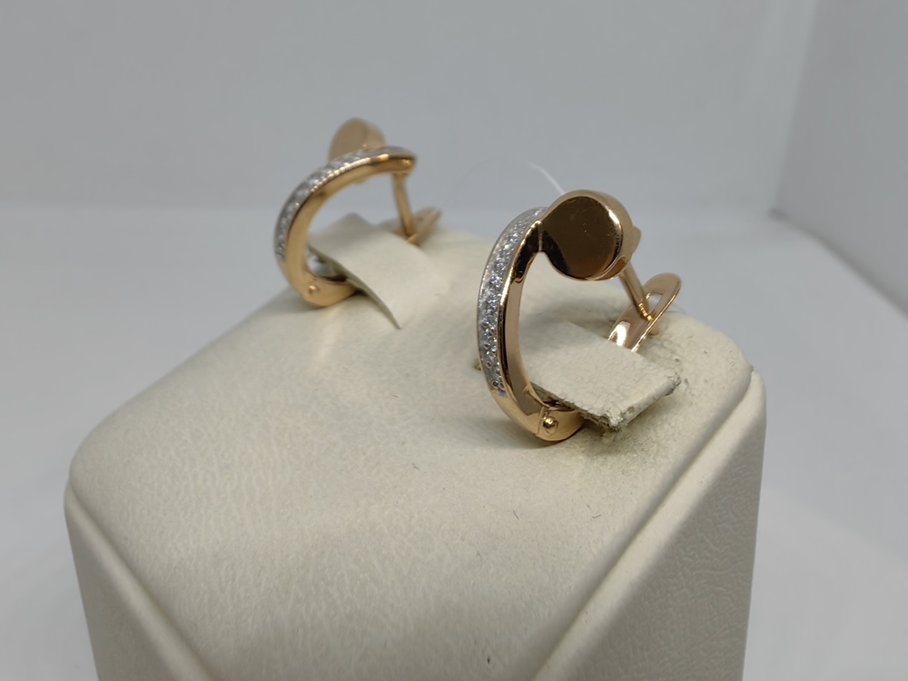 СЕРЬГИ С КАМНЯМИ (Au 585)